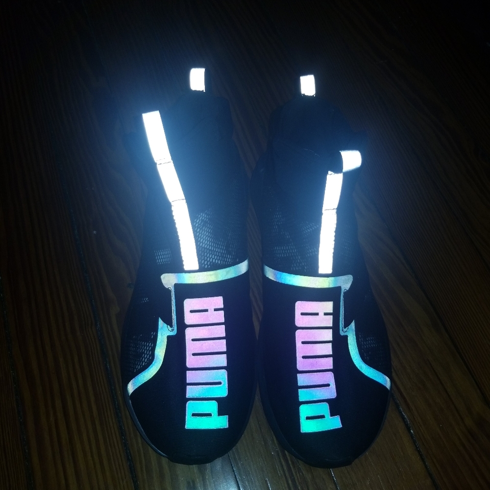 Puma iridescent high tops